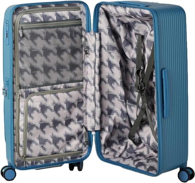 イノベーター スーツケース ドアオープン【92L】 5.2kg ブルーシャドー