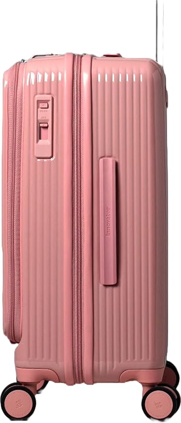 イノベーター スーツケース フロントオープン【55L】 3.9kg ピーチ