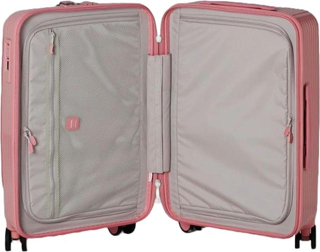 イノベーター スーツケース フロントオープン【55L】 3.9kg ピーチ