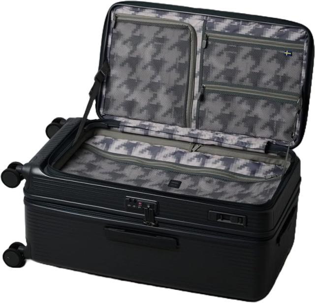 イノベーター スーツケース ドアオープン【92L】 5.2kg チャコールグレー