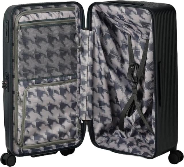 イノベーター スーツケース ドアオープン【92L】 5.2kg チャコールグレー