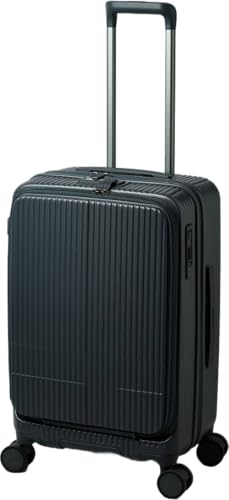 イノベーター スーツケース フロントオープン【55L】 3.9kg チャコールグレー