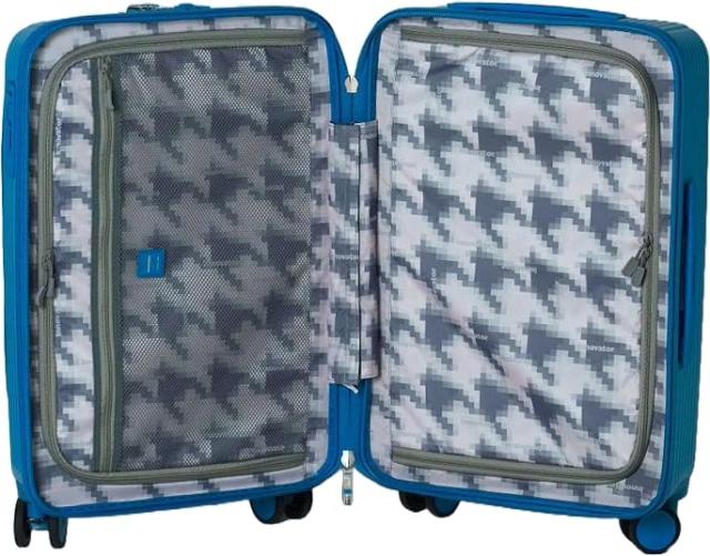 イノベーター スーツケース フロントオープン【55L】 3.9kg ブルーシャドー