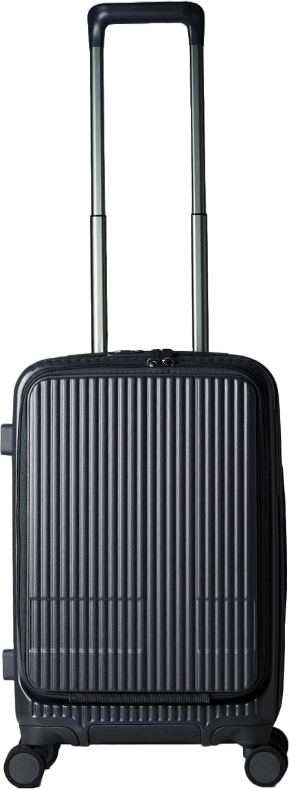 イノベーター スーツケース フロントオープン【38L】 機内持込 3.3kg チャコールグレー