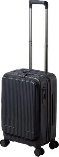 イノベーター スーツケース フロントオープン【38L】 機内持込 3.3kg チャコールグレー