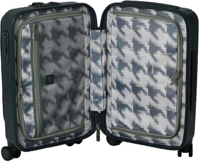 イノベーター スーツケース フロントオープン【38L】 機内持込 3.3kg チャコールグレー