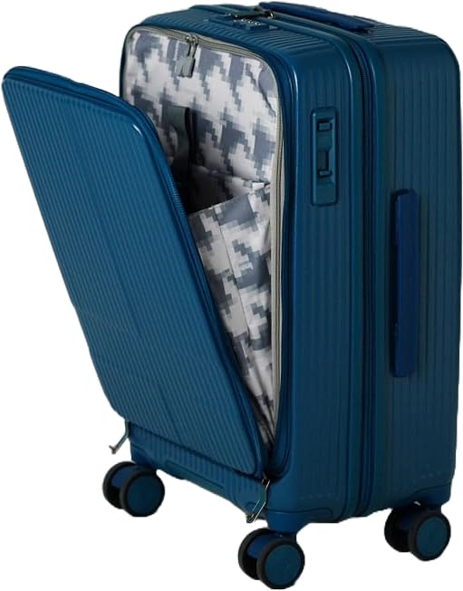 イノベーター スーツケース フロントオープン【38L】 機内持込 3.3kg リヨンズブルー