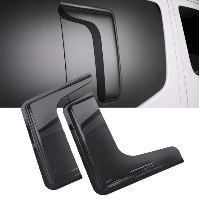 KICARYAJP ドアバイザー キャラバン NV350 E26 標準 ワイド H24年6月 - スライドドア小窓用バイザー 2P 車用サイドバイザー 雨よけ バイ