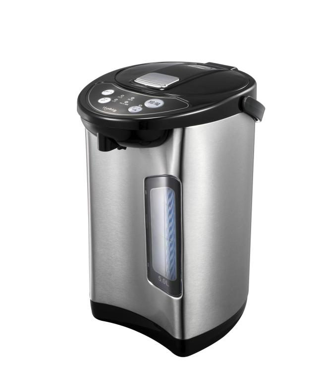 [Vegetable] 電気ポット 大容量 5.0L 省エネ 3段階温度設定 シンプル操作の2WAY給湯 安心・安全構造 360度回転底 空焚き防止 電動給湯ポ