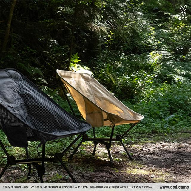 DOD(ディーオーディー) スワルスエックス2 バックパック ピッタリサイズ しっかり安定 コンパクト 軽量 チェア C1-161-TN