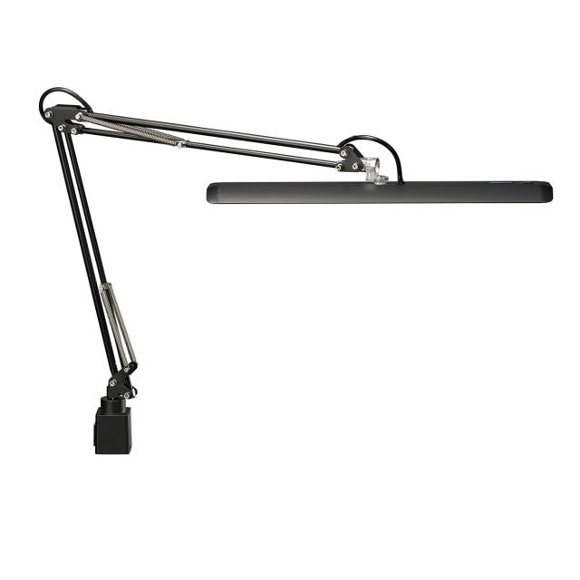 山田照明 Zライト LEDデスクライト 高演色Ra94 肌色きれい 明るさ2210Lx JIS-AA相当ブラック クランプ Z-10GB