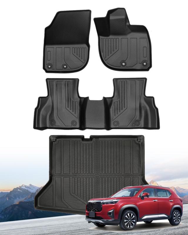 hawjog ホンダWR-Vフロアマット ホンダ WR-V DG5型専用 フロアマット ＆ トランクマット 3Dカーマット 2024年モデル以降対応 防水・防汚・