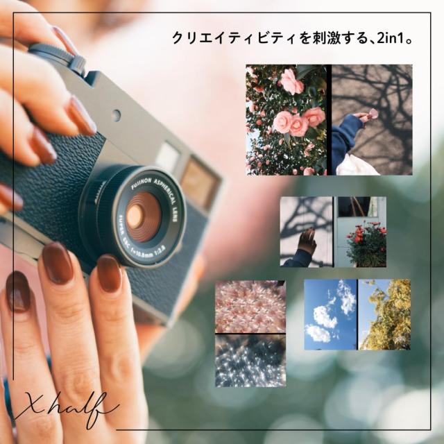 富士フイルム(FUJIFILM) コンパクトデジタルカメラ X-half シルバー F X-HF1-S JP 二言語対応_4