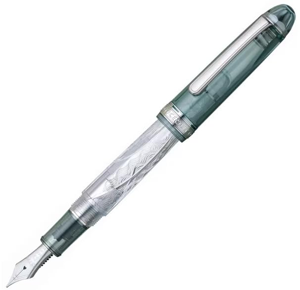 PLATINUM プラチナ万年筆 万年筆 世界限定2500本 ＃3776 センチュリー 富士雲景シリーズ 絹雲（きぬぐも） PNB-43000FU-58 ペン先14K (極