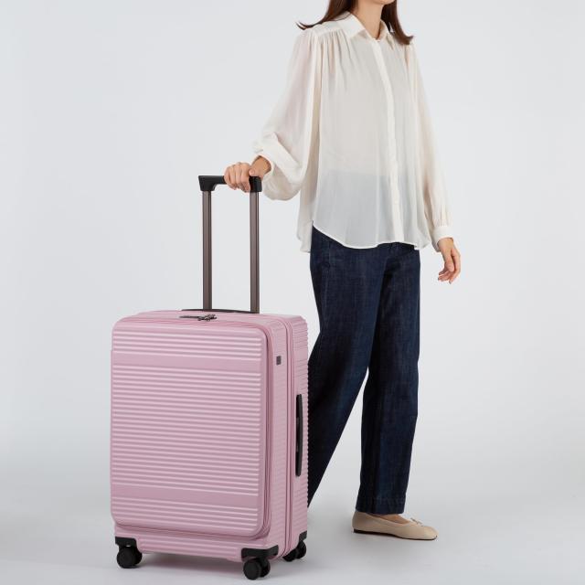 ACE エーストーキョー スーツケース 大型 大容量 ｌサイズ 5泊6日 6泊7日 68L/77L フロントオープン 容量拡張機能 キャスターストッパ_8