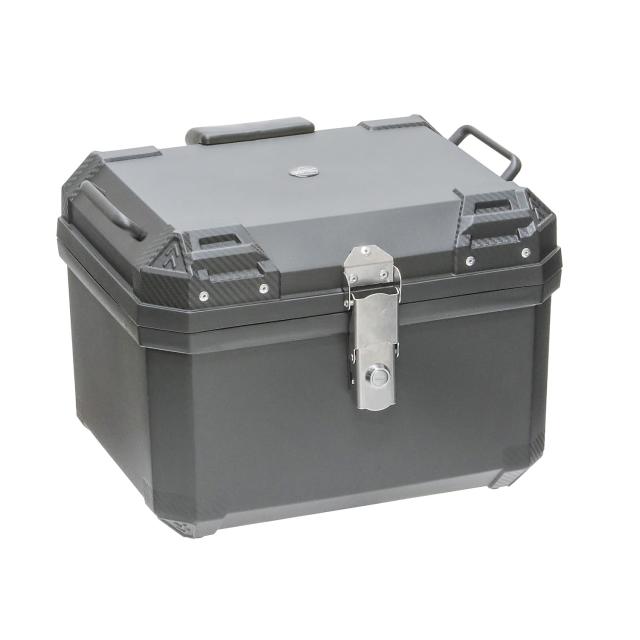 リアボックス 45L BPCリアボックス ケース バックレスト スクエア ツーリング 旅行 収納 ブラック 黒