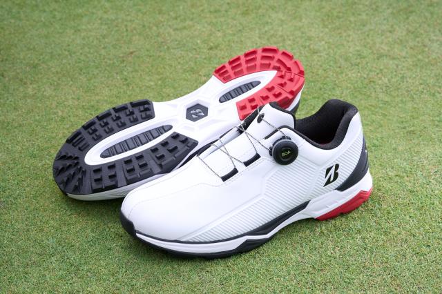 ブリヂストン スパ イクレスゴルフシューズ ゼロ・スパ イク バイター ワイド SH2507 メンズ ホワイト/ブラック 28.0cm 4E
