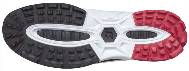 ブリヂストン スパ イクレスゴルフシューズ ゼロ・スパ イク バイター ワイド SH2507 メンズ ホワイト/ブラック 27.0cm 4E