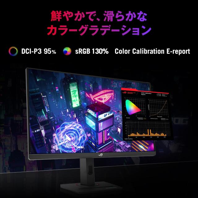 ASUS ゲーミングモニター/ROG Strix XG32UCG/31.5インチ/3840x2160/デュアルモード（4K 160Hz / フルHD 320Hz）/0.3ms（min.）/Fast IPS/_2