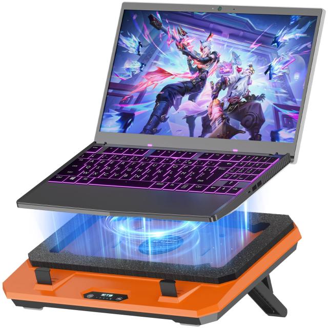 IETSノートPC冷却パッド アップグレード版 調整可能スタンド付き ターボブースト冷却機能搭載で急速冷却を実現 10〜17インチゲーミングノ