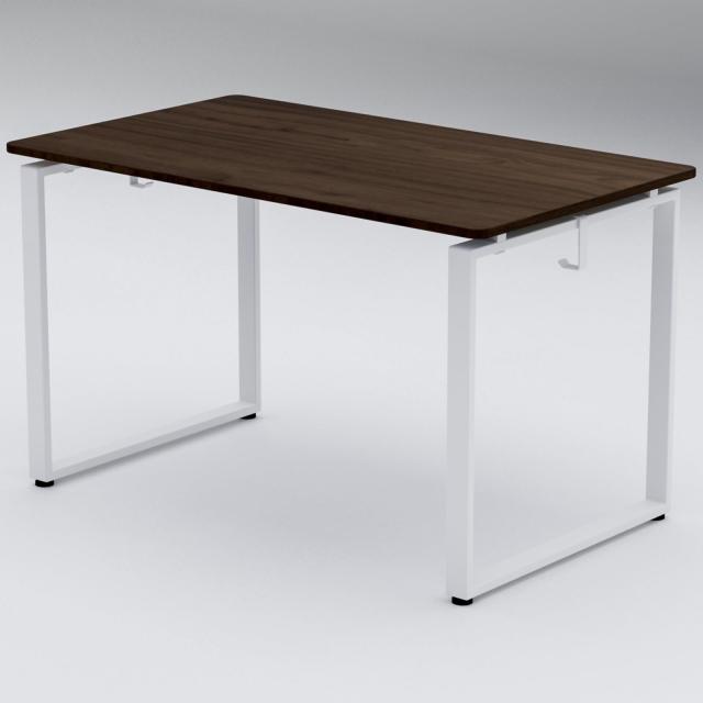 山善(YAMAZEN) パソコンデスク PC オフ ィス 会議用テーブル 机 ワークデスク ユニットデスク 耐荷重100kg 幅120×奥行70×高さ71cm 組立