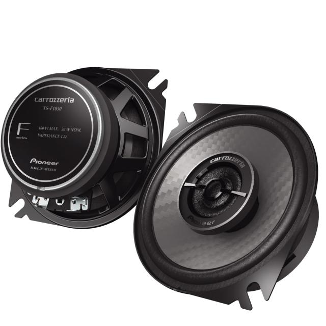 Pioneer スピーカー TS-F1050 10cm カスタムフィット コアキシャル 2ウェイ ハイレゾ対応 カロッツェリア