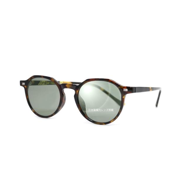 ターフプロジェクト 偏光サングラス 日本製CR-39光学レンズ搭載 小ぶりボストン アジアンフィット 紫外線100％カット UV400 専用ケース