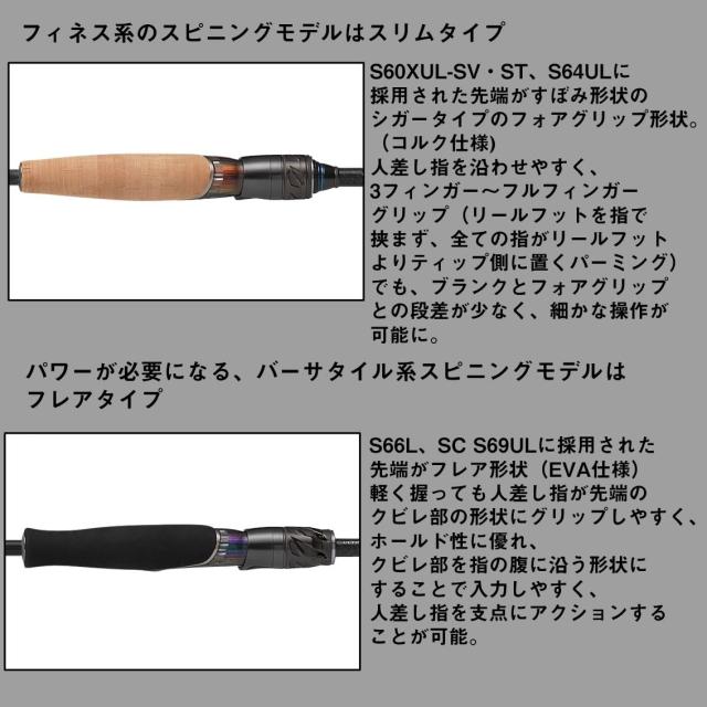 ダイワ(DAIWA) バスロッド STEEZ S66L_3
