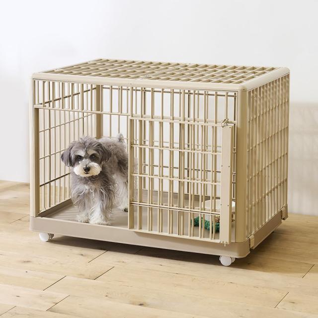 アイリスオーヤマ プラケージ ライトベージュ 犬 ゲージ 810 【公式通販】