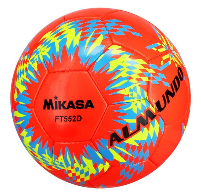 ミカサ(MIKASA) サッカーボール 5号球 日本サッカー協会 検定球 ALMUNDO(アルムンド) 手縫い オレンジ FT552D-O 推奨内圧0.610〜0.820(kg