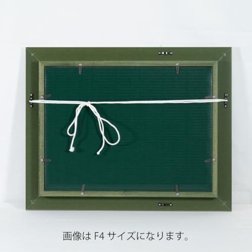 大額(Daigaku) アンティーク 木目調 額縁 UVカットアクリル 軽量 Ｐ20 ホワイト油絵・キャンバス・パネル用 8163_3