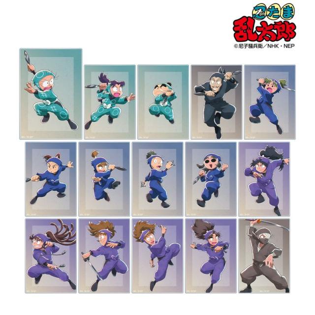 【新品/公式】忍たま乱太郎_描き下ろしイラスト みんなで鍛練の段ver. トレーディングアクリルカード(単位/BOX)【コンプリートBOX】 公式グッズ colleize 公式ライセンス