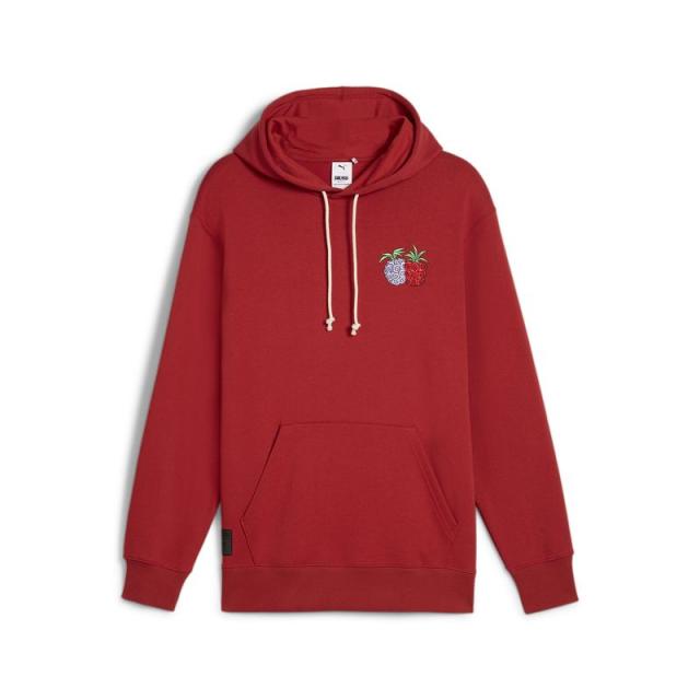 ハイキュー!!_Lサイズ_音駒高校バレーボール部 ジップパーカー/RED／colleize（colleize）