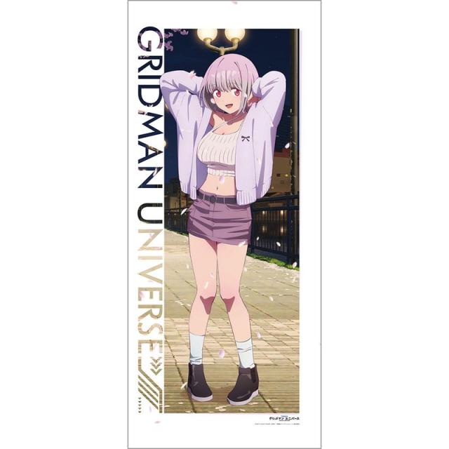 【新品/公式】グリッドマン ユニバース_描き下ろし特大タペストリー(アカネ/夜桜デート) 公式グッズ colleize 公式ライセンス