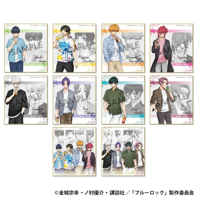 【新品/公式】ブルーロック_描き下ろしトレーディングミニ色紙 日常 ver.【BOX／10個入り】【コンプリートBOX】 公式グッズ colleize 公式ライセンス