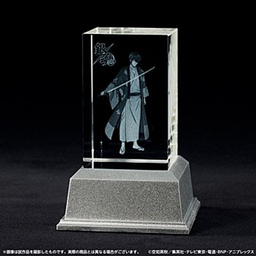 【新品/公式】銀魂_クリスタルアート 高杉晋助 公式グッズ colleize 公式ライセンス