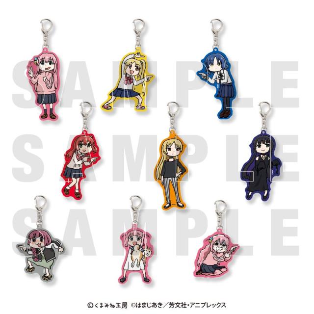 【新品/公式】ぼっち・ざ・ろっく！×くまみね_トレーディングアクリルキーホルダー 【BOX／9個入り】 公式グッズ colleize 公式ライセンス