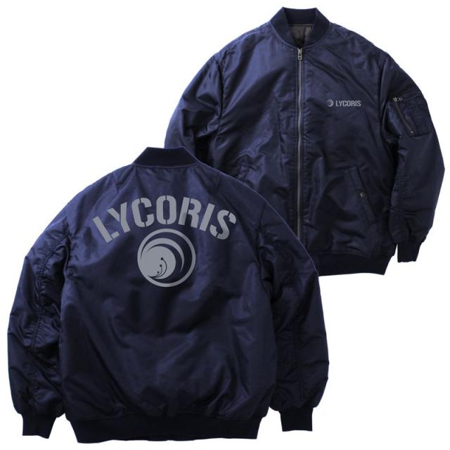 【新品/公式】リコリス・リコイル_Mサイズ_リコリス MA-1ジャケット/NAVY 公式グッズ colleize 公式ライセンス