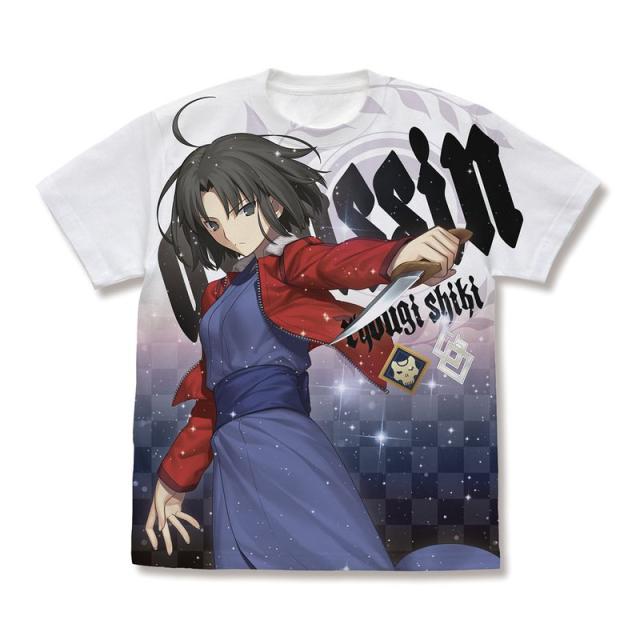 【新品/公式】Fate/Grand Order_XLサイズ_アサシン/両儀式 フルグラフィックTシャツ/WHITE 公式グッズ colleize 公式ライセンス