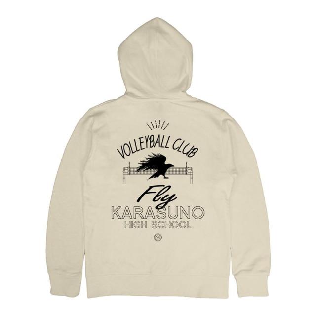 新品/公式】ハイキュー!!_Lサイズ_烏野高校排球部 ジップパーカー
