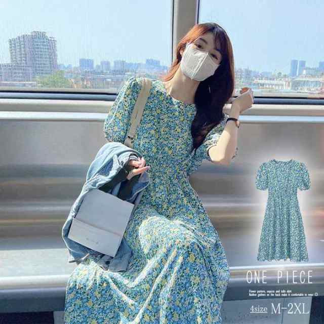 花柄 ロングワンピース レディース 春夏夏ワンピ おしゃれ 春