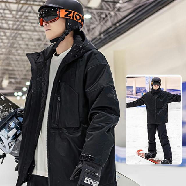 スノーウエア上下セット(男女兼用) スキーウェア メンズ 上下セット ウェア スノーボードウェア