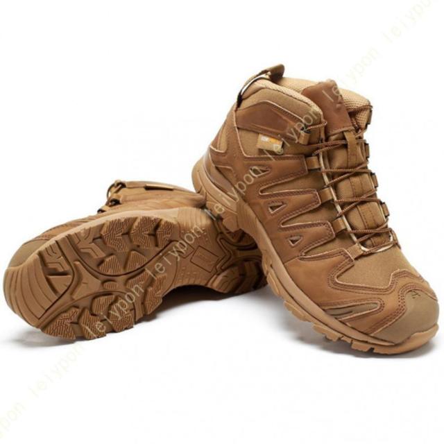 トレッキングシューズ メンズ ブーツ ミリタリー 登山靴 厚底ブスポーツ アウトドア 登山 クライミング 靴 ブーツ