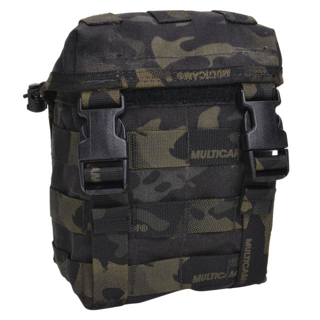 High Speed Gear ボトル/マグポーチ 米軍2QTキャンティーン、M249他対応 [ マルチカムブラック ][12cp00mb]の通販は