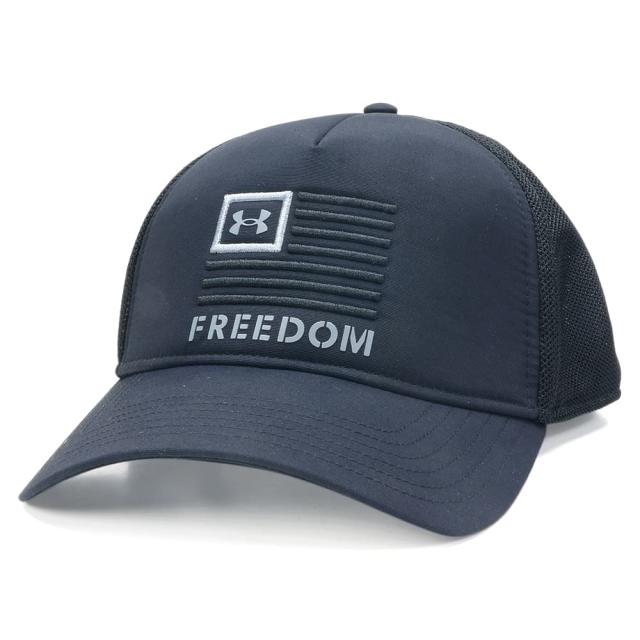 UNDER ARMOUR メッシュキャップ Freedom Trucker Hat メンズ 1351640 [ ブラック ][1351640001osfa]の通販は 5,395円
