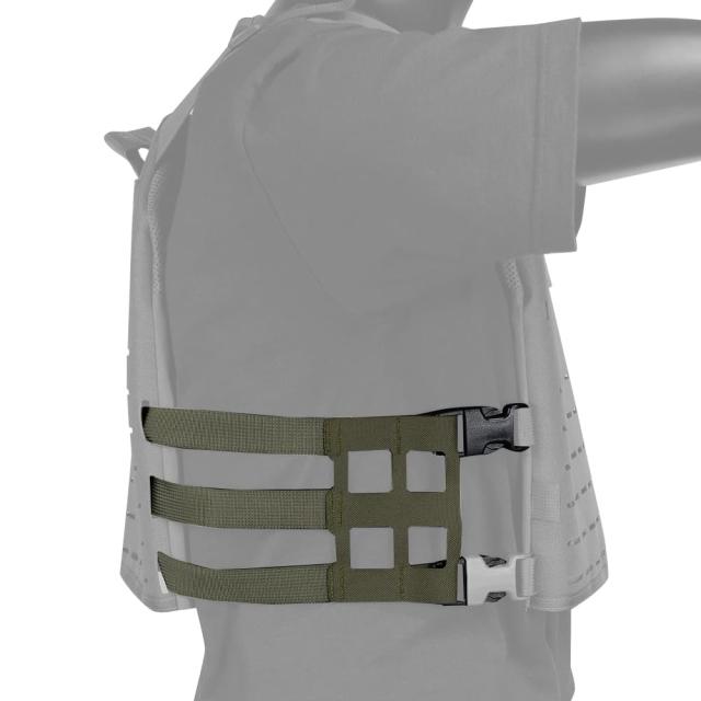 High Speed Gear カマーバンド COREプレートキャリア用 レーザーカットMOLLE [ 2列 / オリーブドラブ ][40pcc2od]