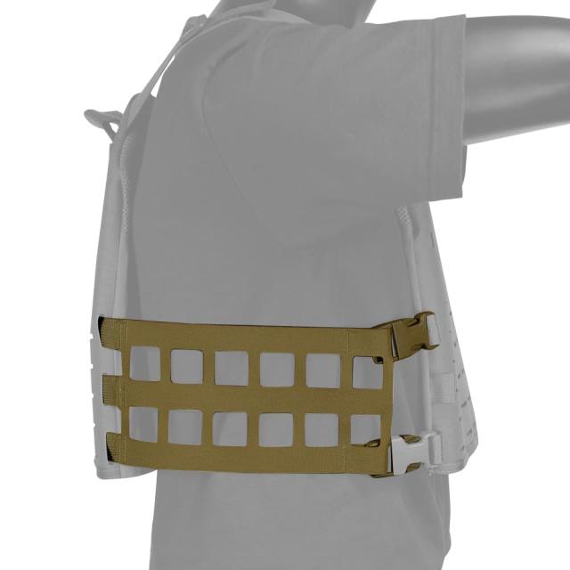High Speed Gear カマーバンド COREプレートキャリア用 レーザーカットMOLLE [ 6列 / コヨーテブラウン ][40pcc6cb]