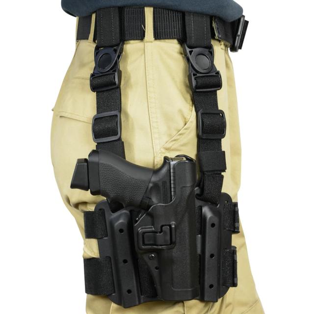 BLACKHAWK レッグホルスター Serpa L2 Glock17/22他 430500BK [ 右利き ][430500bkr]