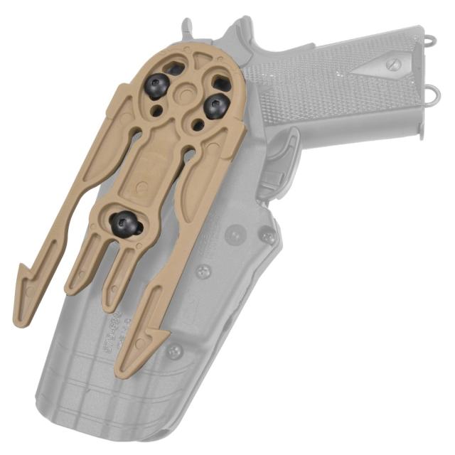 SAFARILANDタイプ　ホルスターアダプター一式　マルチカム ロングver. SAFARILANDタイプ ホルスターアダプター一式 ブラック ロングver