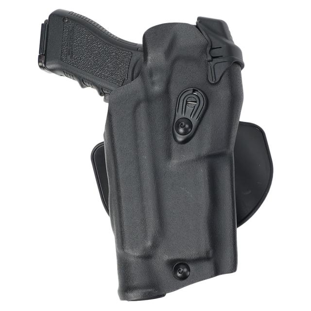SAFARILAND ホルスター 6378RDS P320/M17用 ALS ウェポンライト対応 光学機器フード付き [ 右用 / ブラック ...